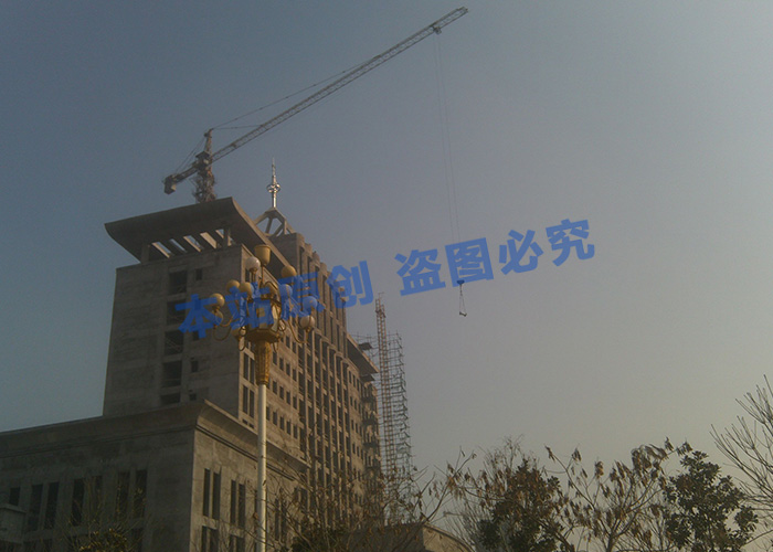 避雷针：郑州某楼盘大楼工艺避雷针